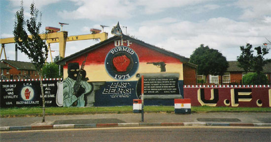 Murale lealista di Belfast