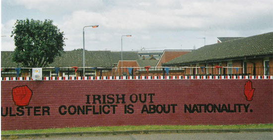 Murale lealista di Belfast