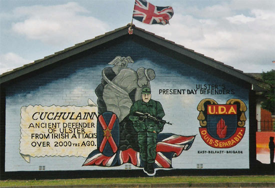 Murale lealista di Belfast