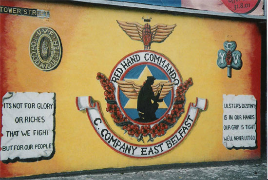 Murale lealista di Belfast