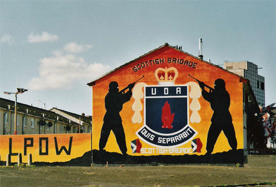 Murale lealista di Belfast