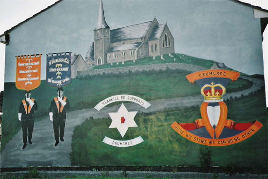 Murale lealista di Belfast