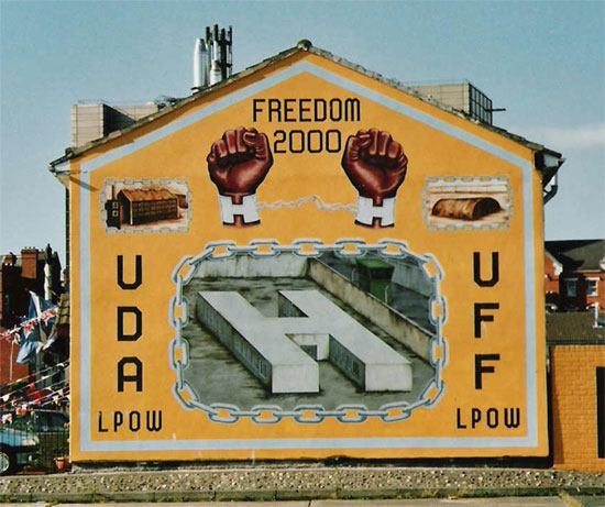 Murale lealista di Belfast