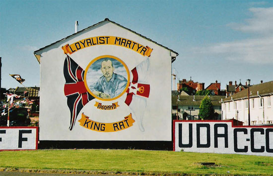Murale lealista di Belfast