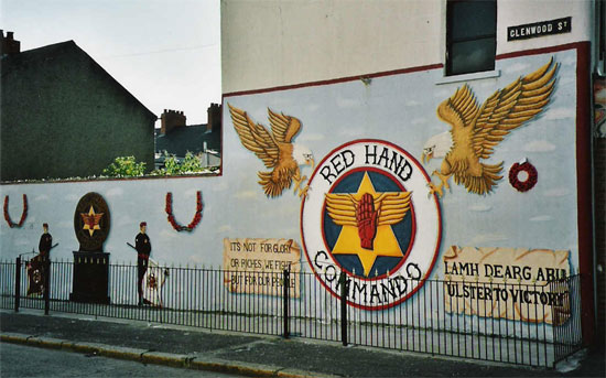 Murale lealista di Belfast