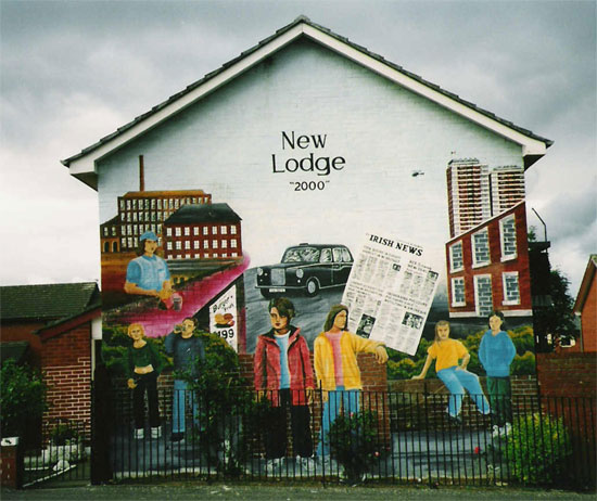 Murale nazionalista di Belfast