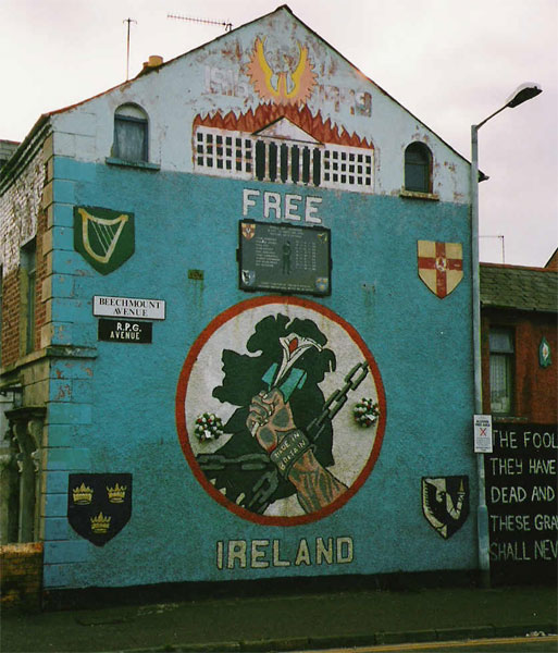 Murale nazionalista di Belfast