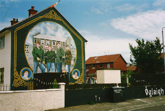 Murale nazionalista di Belfast