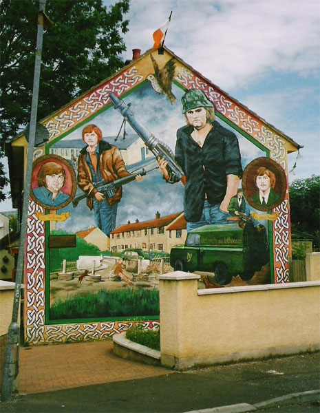 Murale nazionalista di Belfast