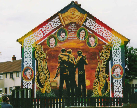 Murale nazionalista di Belfast