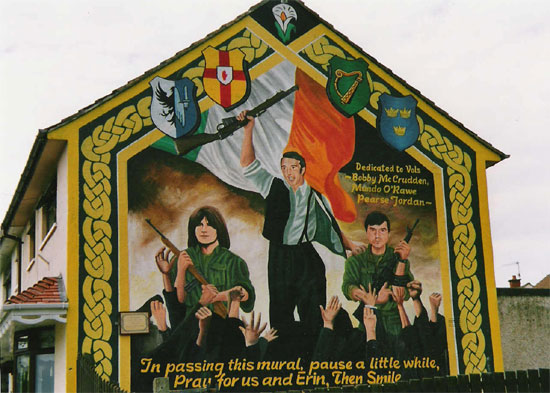 Murale nazionalista di Belfast