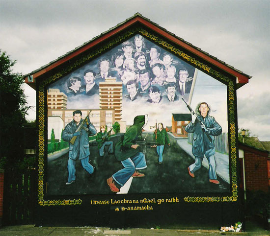Murale nazionalista di Belfast