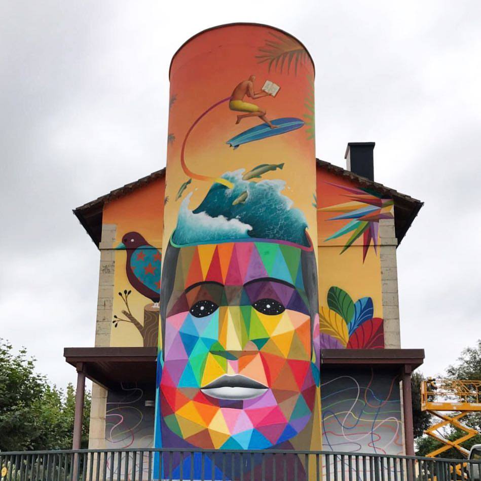 Okudart & WAONE @Somo, Cantabria, Spain