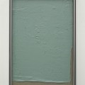 Pedro Cabrita Reis – Les Gris #1 – 2012, alluminio, doppio vetro stratificato e acrilico su tela grezza, 171,5×121,5×13,5 cm