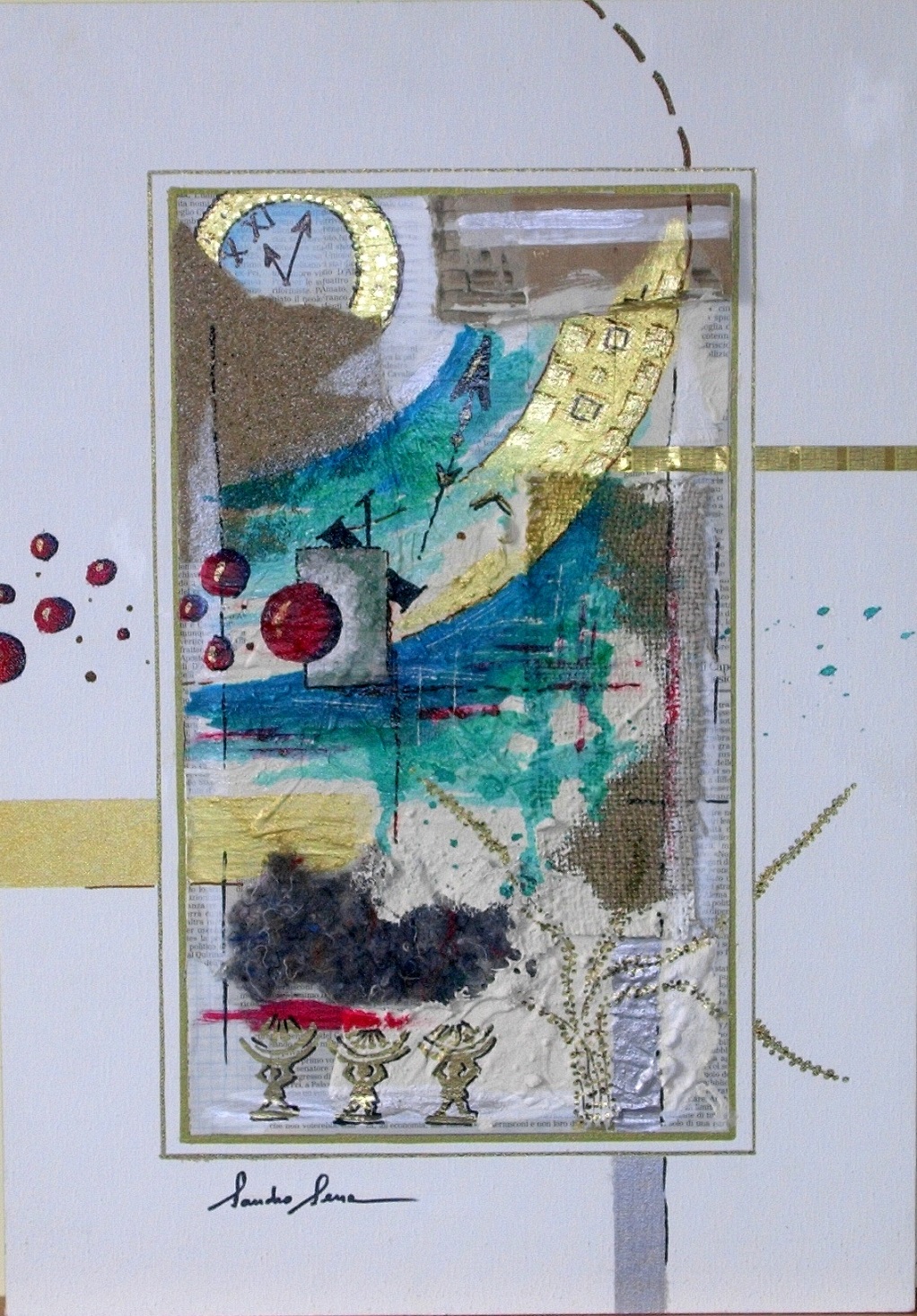 Sandro Serra - E il tempo continua a scorrere ... - 35x50 - 2006