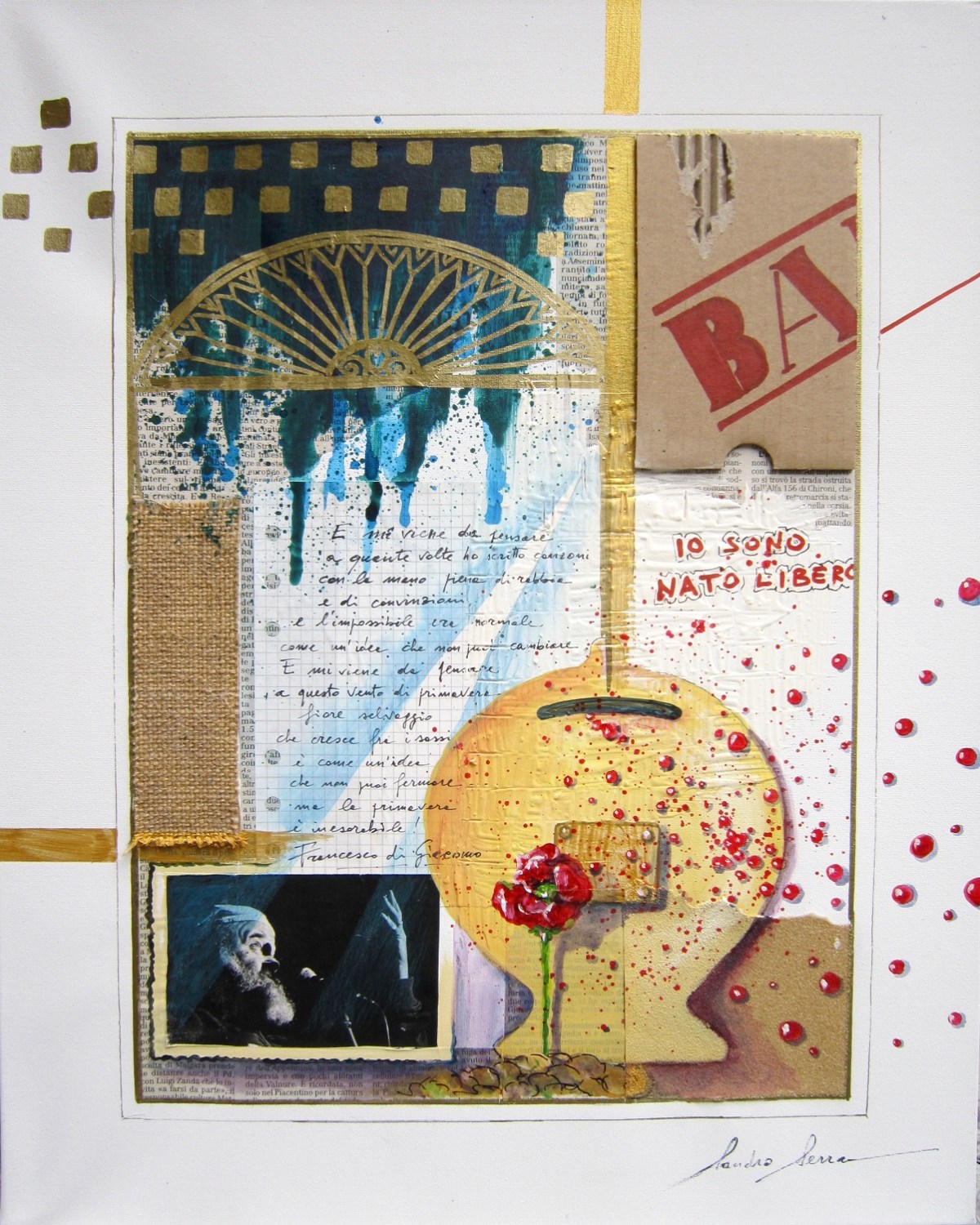 Sandro Serra - E mi viene da pensare - 40x50 - 2014