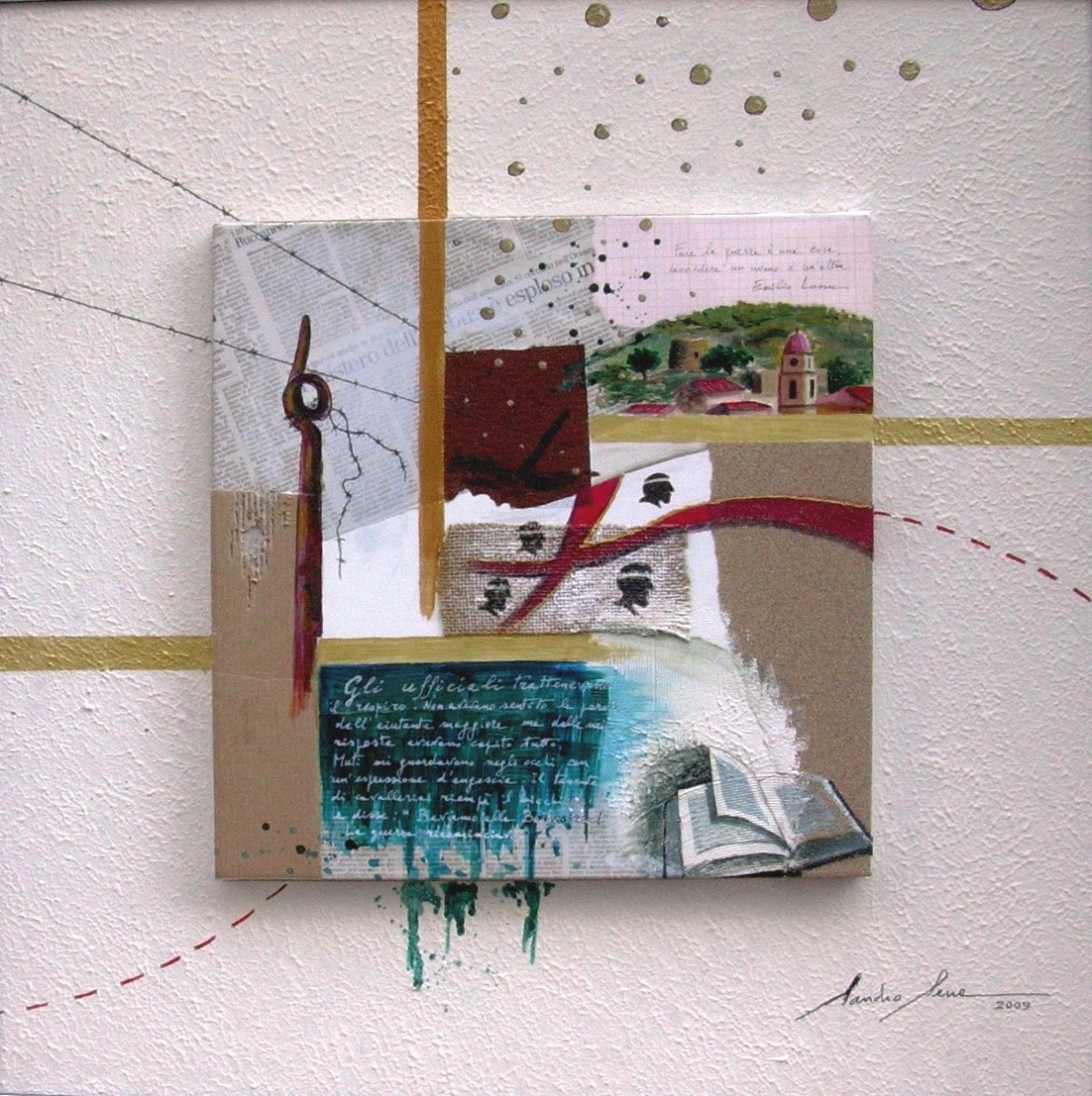 Sandro Serra - Emilio Lussu, l'impegno di una vita - 50x50 - 2009