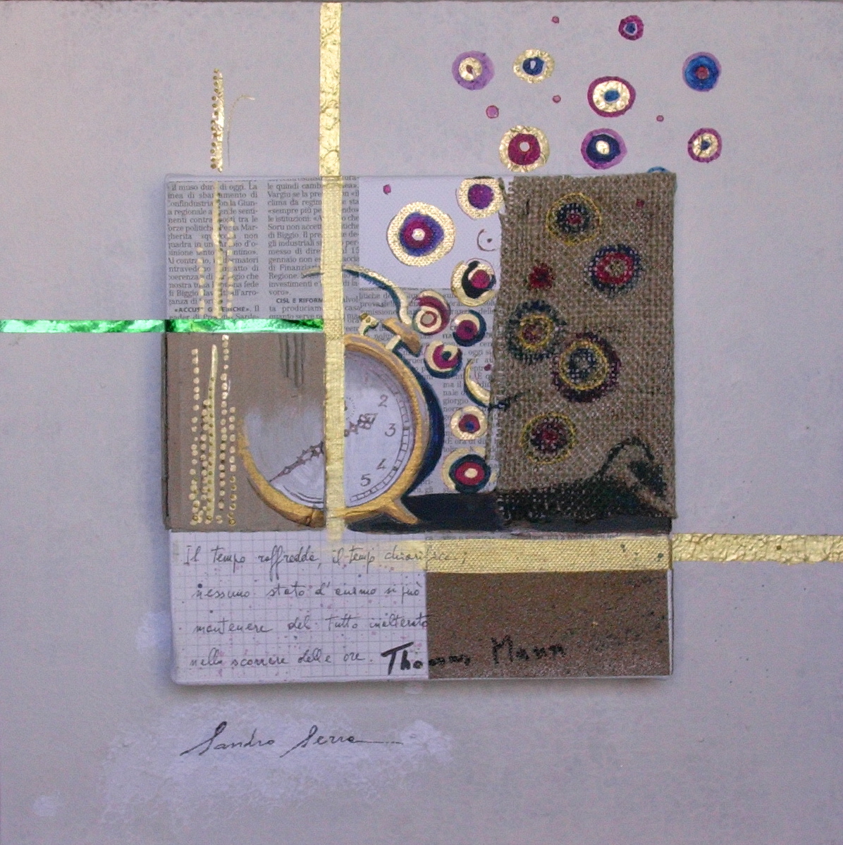 Sandro Serra - Il tempo raffredda - 35x35 - 2008