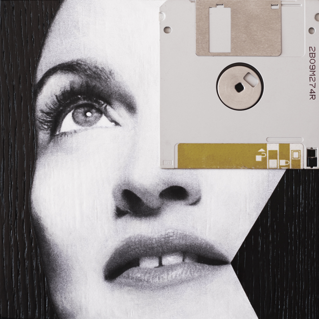 Claudio Rosa - FLOP Y 01 (6 x 18,0 x 18,0 cm - tecnica mista)