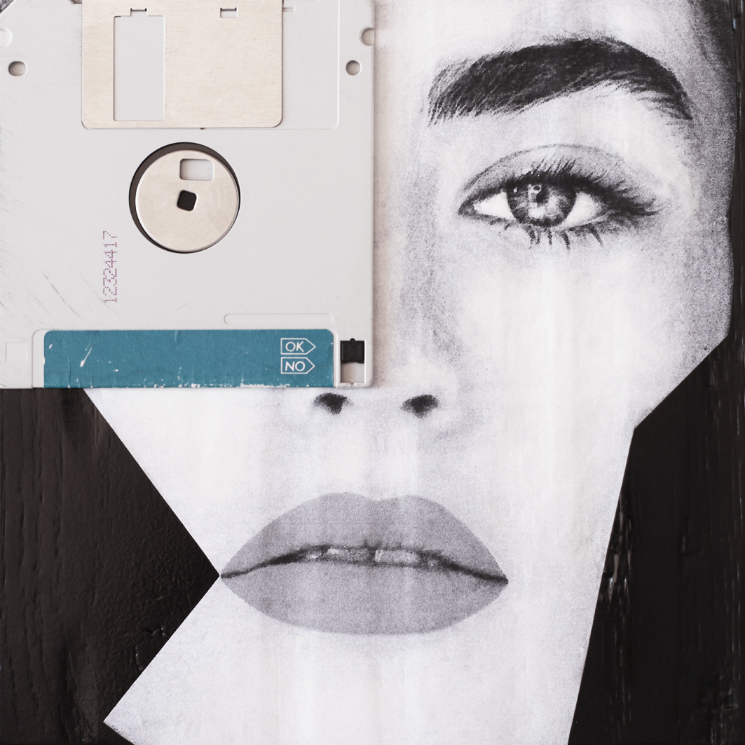 Claudio Rosa - FLOP Y 14 (6 x 18,0 x 18,0 cm - tecnica mista)