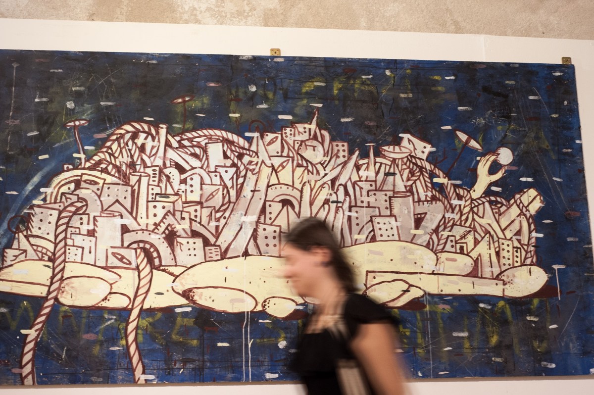 Smart Cityness 2017 - Opera di Federico carta aka Crisa - Fotografia di Carlo Modoni