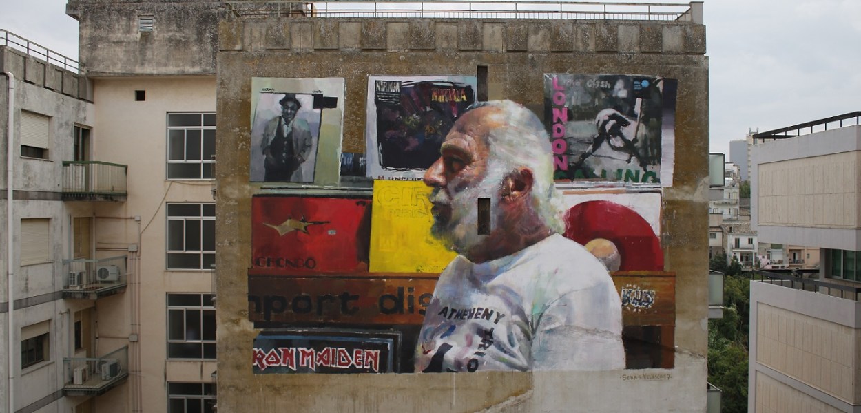 FestiWall 2017 - Sebas Velasco - Il Suonatore Gino - photo credits Marcello Bocchieri