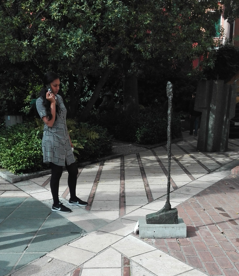 "Donna in piedi (Donna ''Leoni”)" (1947) by Alberto Giacometti @ Peggy Guggenheim Collection