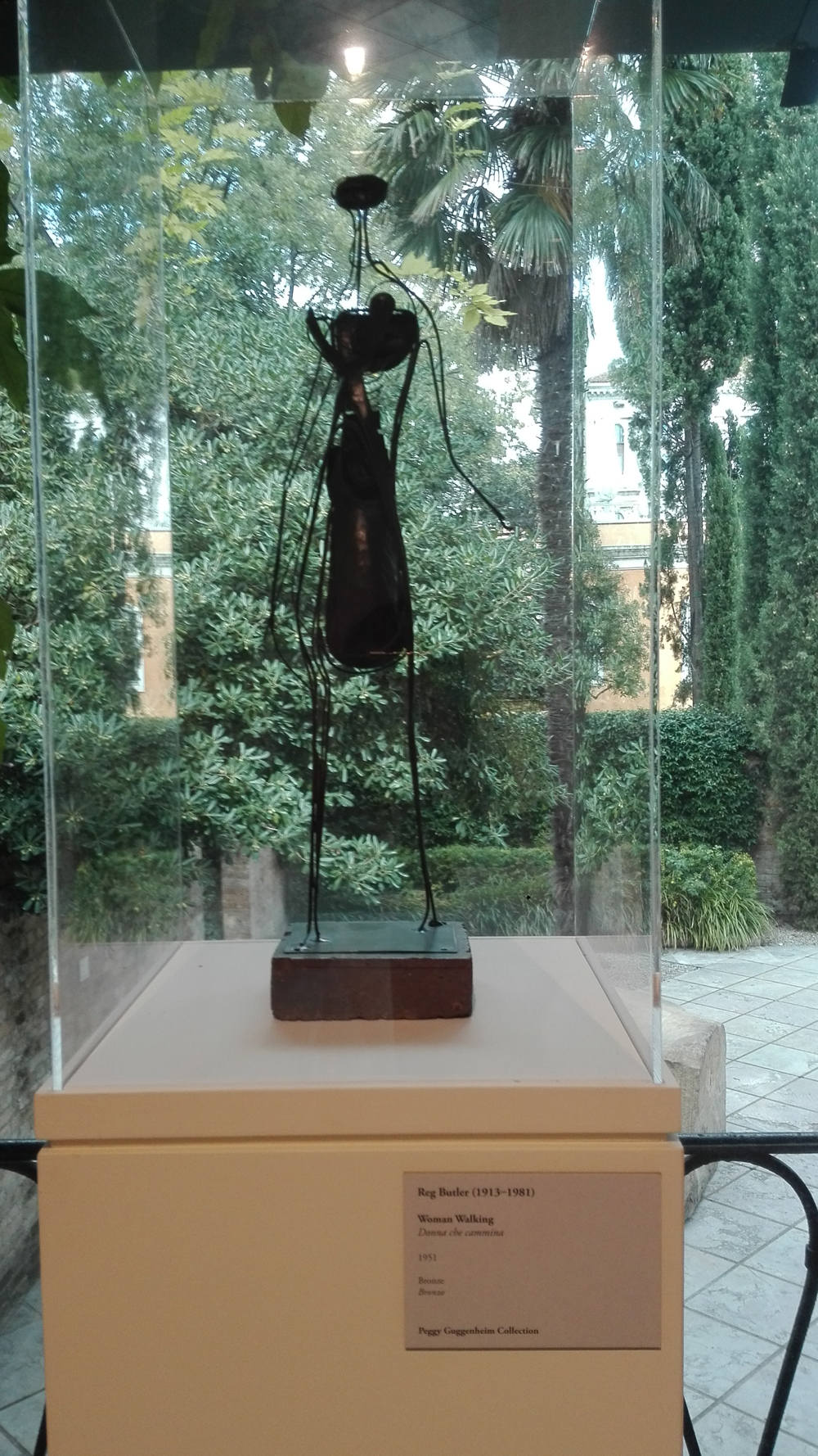 "Donna che cammina" (1951) by Reg Butler @ Peggy Guggenheim Collection