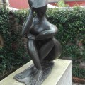 “Grande donna seduta (Sibilla)” (1947) by Pericle Fazzini @ Peggy Guggenheim Collection