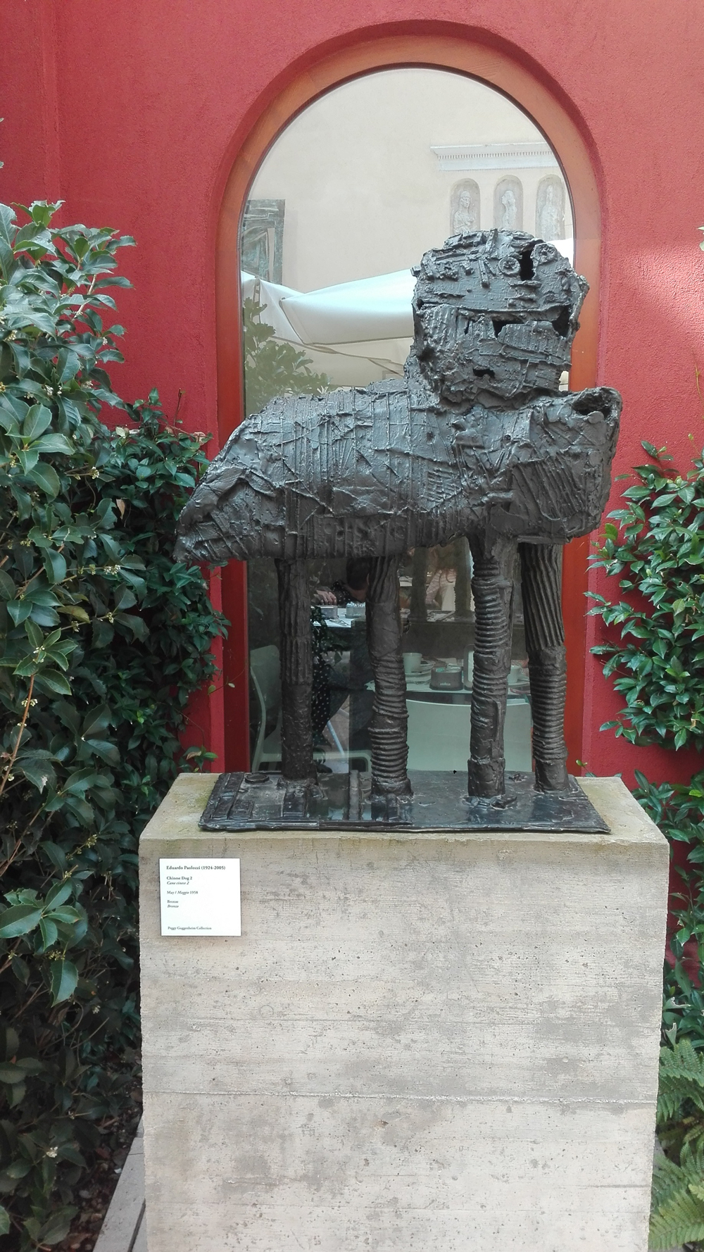 "Cane cinese 2" (1958) by Eduardo Paolozzi @ Peggy Guggenheim Collection