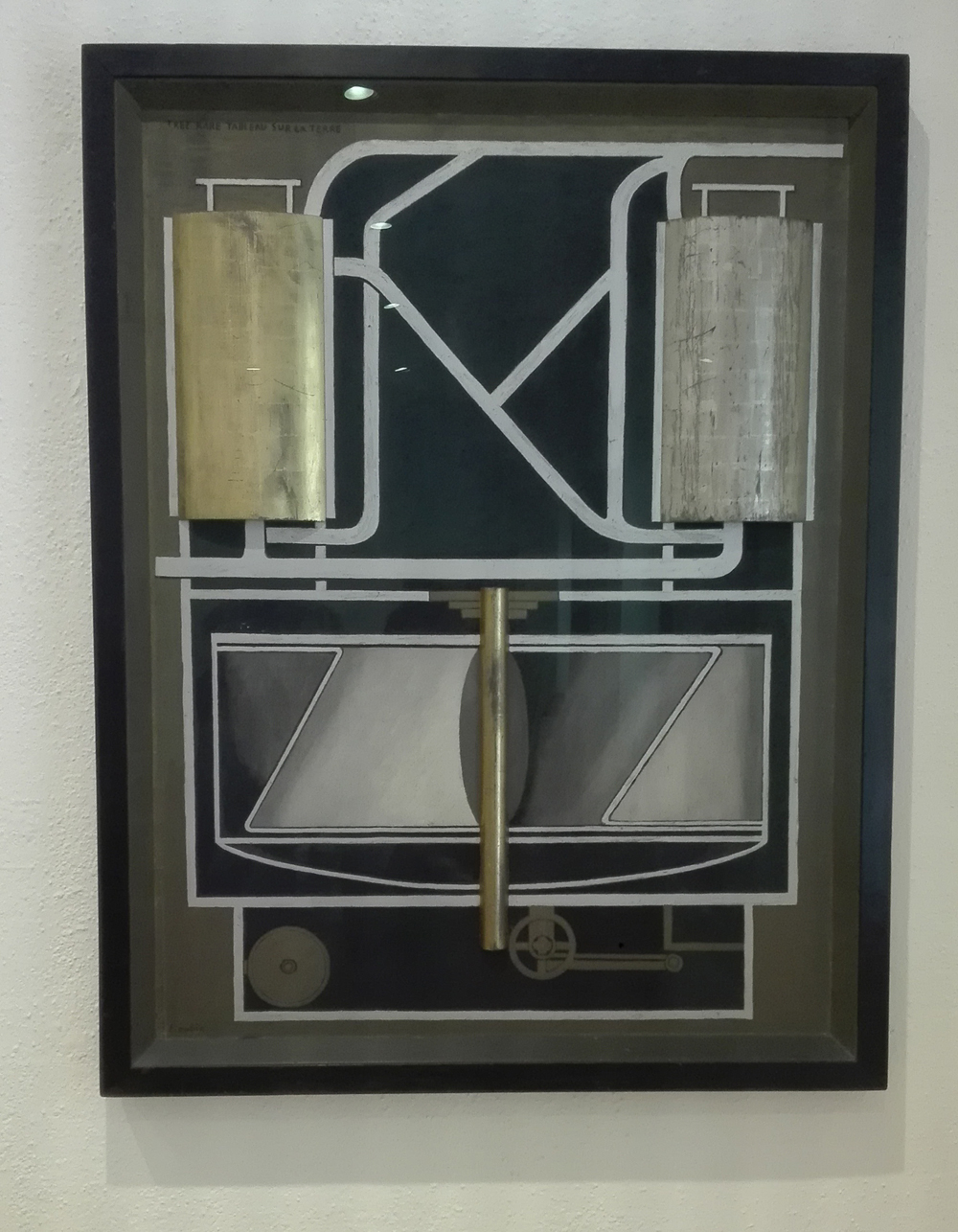 "Pittura rarissima sulla terra" (1915) by Francis Picabia @ Peggy Guggenheim Collection