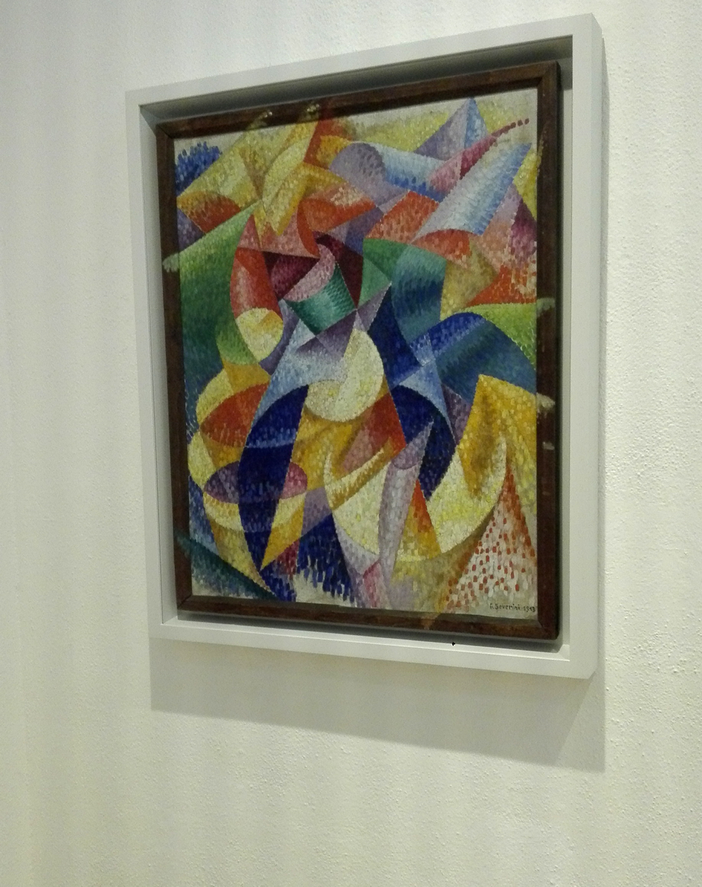 "Mare=Ballerina" (1914) by Gino Severini @ Peggy Guggenheim Collection
