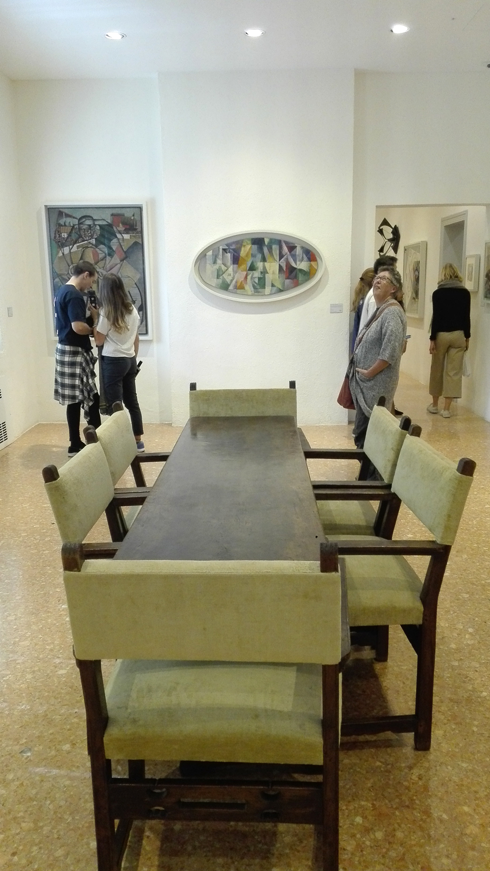 "Finestre aperte simultaneamente 1° parte, 3° motivo" (1912) by Robert Delaunay @ Peggy Guggenheim Collection