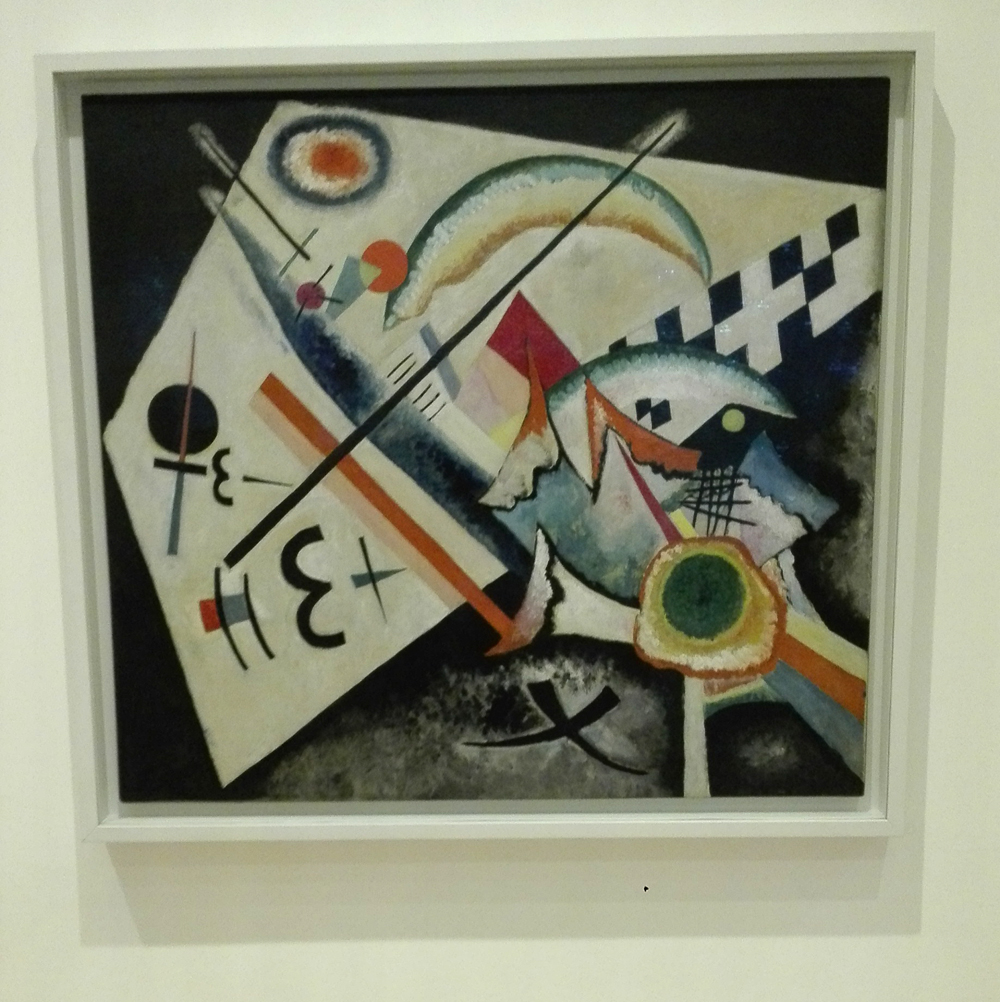 "Croce bianca (Weisses Kreuz)" (1922) by Vasily Kandinsky @ Peggy Guggenheim Collection