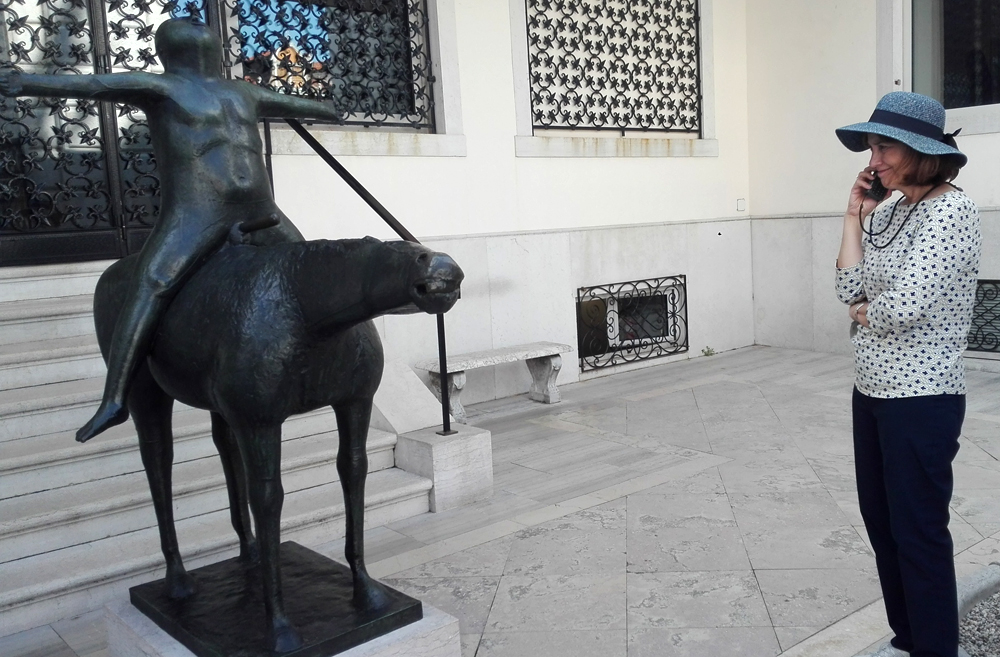 "L'angelo della città" (1948) by Marino Marini @ Peggy Guggenheim Collection