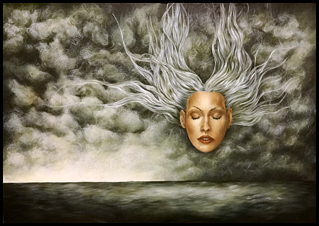 Laura Saddi - 2015. Viaggio, olio su tela, cm. 100x70, 2015