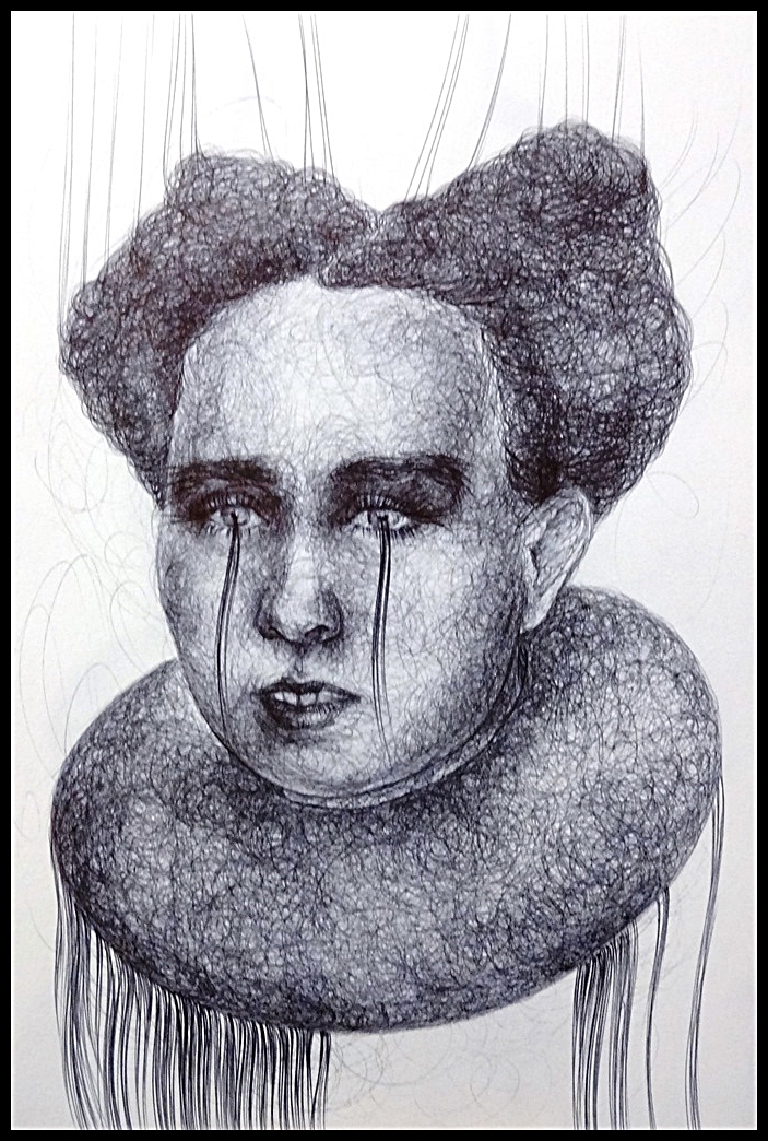 Laura Saddi - 2016. Le Figlie di O, penna su carta, 2016 (2)