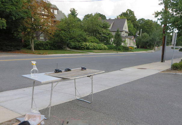 Modellini in miniatura per creare fotografie storiche realistiche