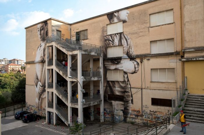 Guido van Helten @Ragusa, Italy Guido van Helten @Ragusa, Italy