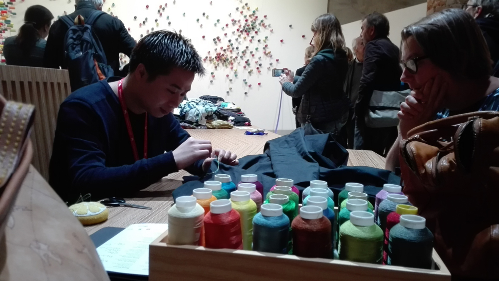 Biennale Arte 2017 – Arsenale - "The Mending Project" by Lee Mingwei (Taiwan)