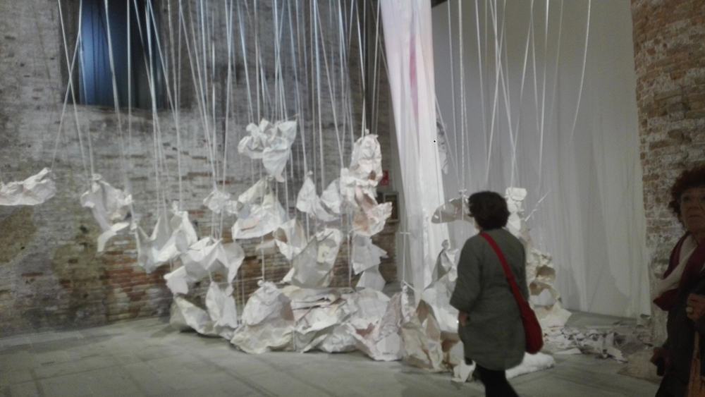 Venezia - Biennale Arte 2017 - "Presumption Prevails" di Karla Black (UK)