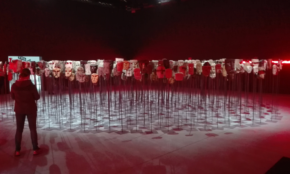 Biennale Arte 2017 - Arsenale - Padiglione cileno - "Werken" di Bernardo Oyarzun (Cile)