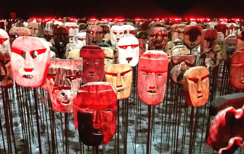 Biennale Arte 2017 - Arsenale - Padiglione cileno - "Werken" di Bernardo Oyarzun (Cile)