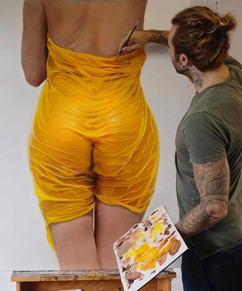 Pittura iperrealista di Mike Dargas