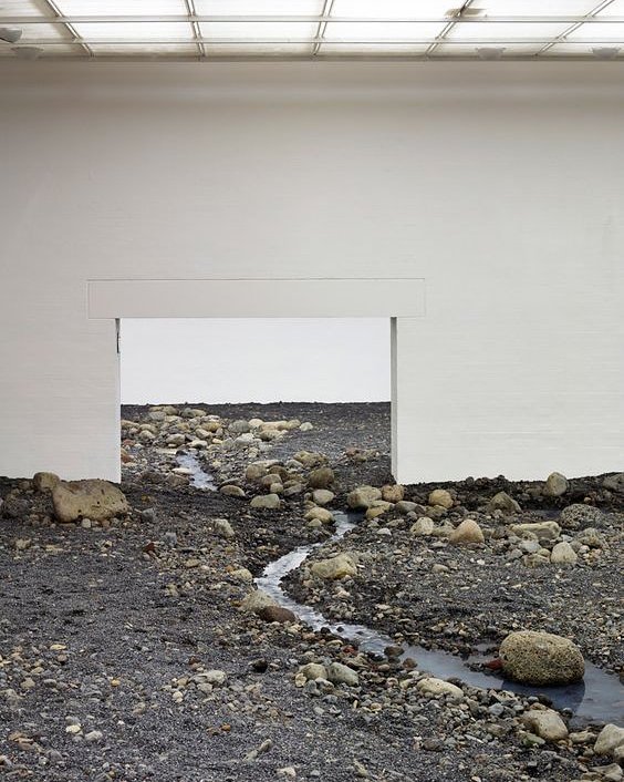 Olafur Eliasson, Riverbed, 2014, installation view, Louisiana Museum of Modern Art