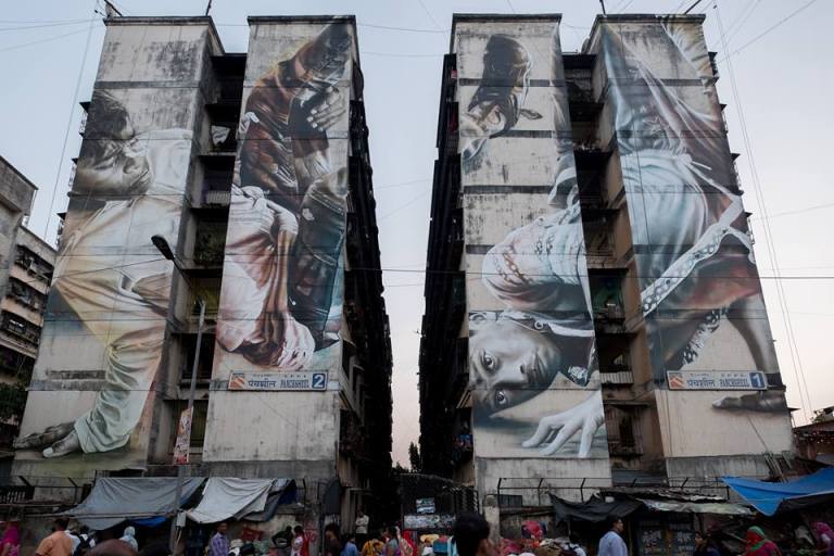 Guido van Helten @Mumbai, India