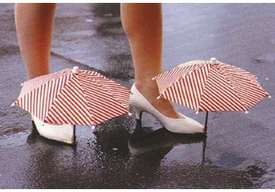 Ombrellini ripara scarpe