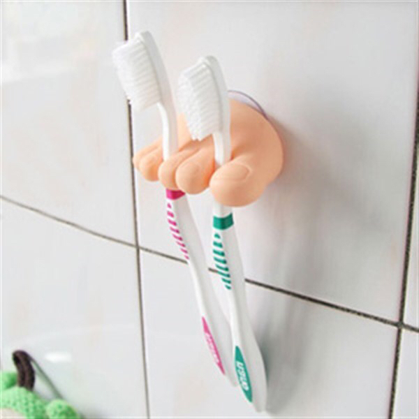 Porta spazzolini piede