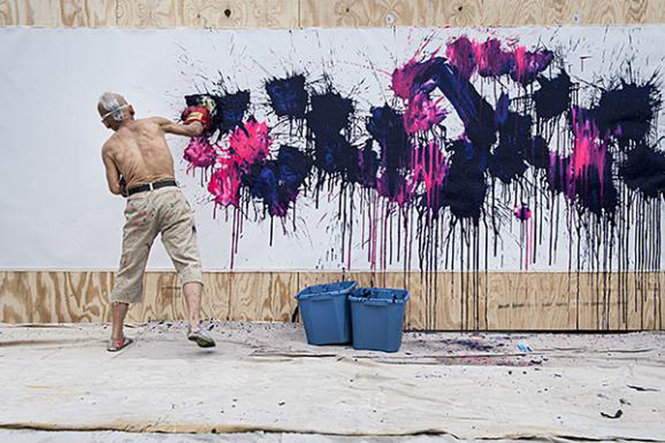 Boxing Painting by Ushio Shinohara