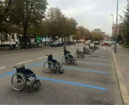 Come ci si sente a trovare tutti i parcheggi occupati?